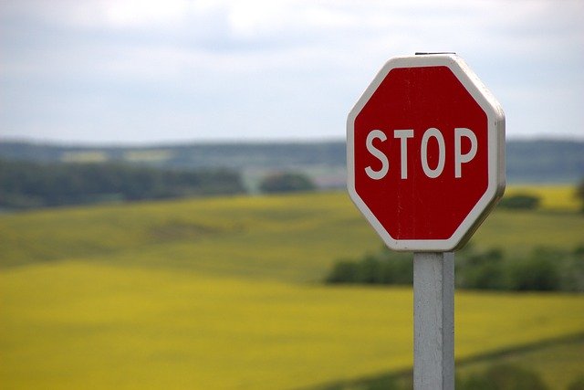 sign says stop